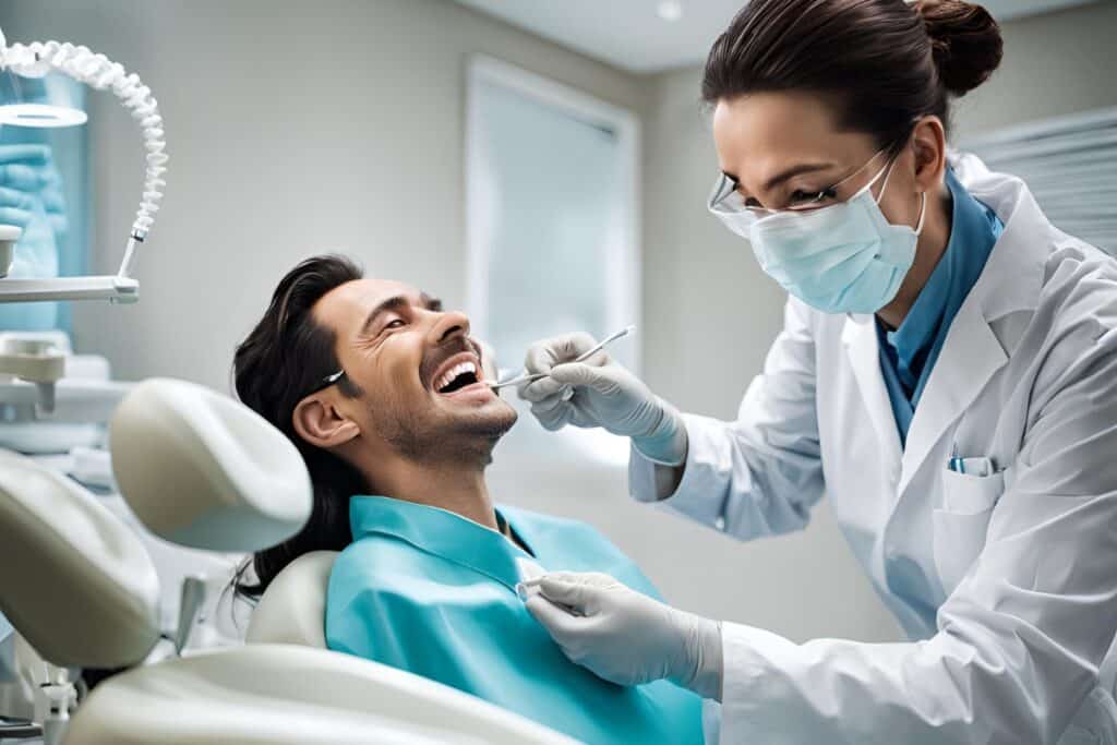 Beautiful smile transformation with dental veneers